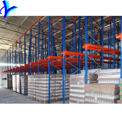 China Metal Drive In Pallet Racking System Warehouse Storage en venta