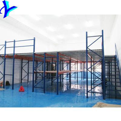 China Warehouse Steel Storage Mezzanine Floor Rack System for sale