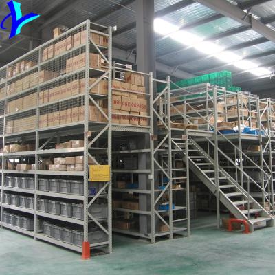 China Size Customized High Quality Heavy Duty Steel Shelf Supported Mezzanine en venta