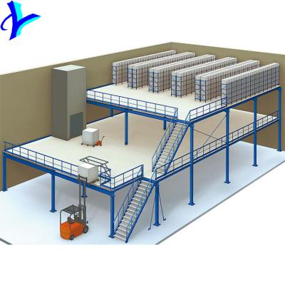 China China Manufacturer Size Customized High Quality Warehouse Steel Mezzanine Platform en venta