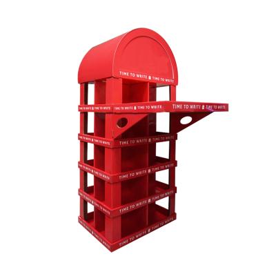 China Customized Supermarket Pallet Rack Cardboard Retail Display Corrugated Pallet for sale