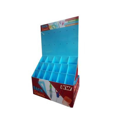 China Hot Sell Standard Paper Pallet Display Rack Supermarket Promotion Corrugated Cardboard Display for sale