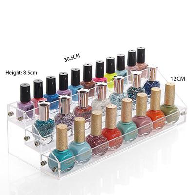 China Eco-friendly High Quality Retail Online Shopping Cardboard Floor Display Stand For Nature Nail Polish for sale