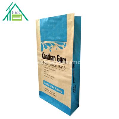 China Wholesale Recyclable And Food Factory Multi Layer Fertilizer Feed Use Square Bottom Kraft Paper Bag Supply Customized for sale