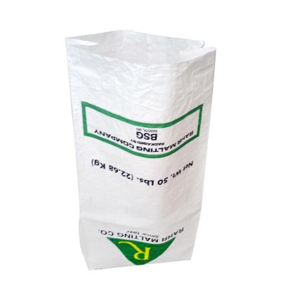 China Recyclable PP Polypropylene Plastic Bag Cement Fertilizer Particle Sand Rice Plastic Woven Bag for sale