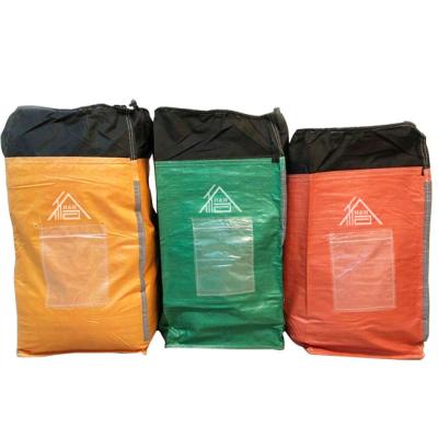 China Customized Packaging Recyclable Logistics Postal Express Drawstring Polypropylene Woven Bag With Big Size for sale