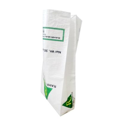 China Recyclable 1x25 Kg 30kg 50 Kg 100 Kg Recycled Printed Maize Grain PP Maize Bags for sale