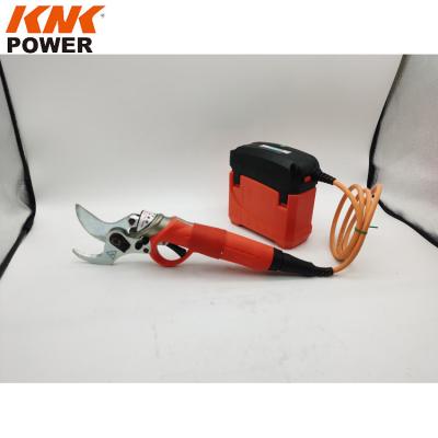 China Anti-skid handle 45mm pruner branch tree Li-ion battery electric pruner shear hot sale electric garden pruner for sale