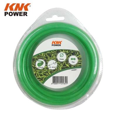 China SQUARE Nylon Trimmer Line For Brush Cutter 2.4mm Trimmer Line 3mm KMTL24SQ15-DB 15m for sale