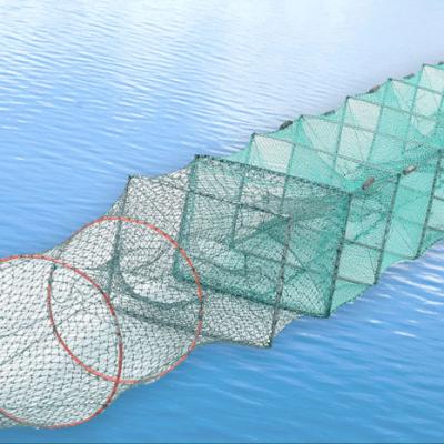 China Japan Fishing Net Dragon Crayfish Pots Corrosio Resistant Tear Resistant Professional Nets for sale