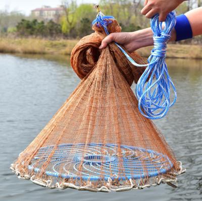 China Thailand Corrosio Tearless Knotless Nylon Fishing Nets Heavy Duty Fishing Cast Net Polyethylene Cotton Equipment For Sale for sale