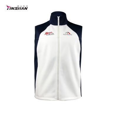 China Geschlechterneutrale Trainingsweste Custom gedruckte Baumwolle Spandex atmungsaktive Trainingsjacke zu verkaufen