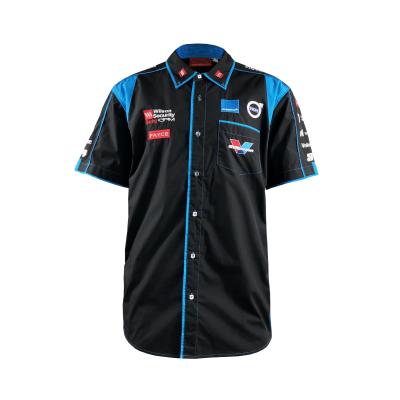 China Custom Designs Sublimated Racing Team Wear Shirt Breathable and Quick Dry Sportswear for sale