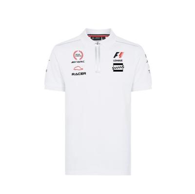 China Custom Design Embroidery Sublimate Downhill White T Shirt for Motorcycle Auto Racing for sale