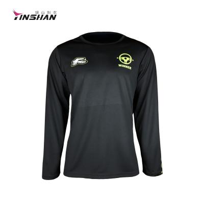 Китай Custom Logo Cotton/Polyester Mixed Men's Full Sleeve Sports T-Shirt с быстрой сухой продается