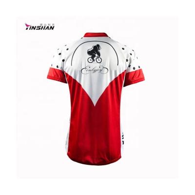 China Sustainable Red Dry Fit Short Sports Polyester Sublimated Printing Custom T Shirt for sale