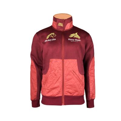 China Chaqueta deportiva para hombres Oem de algodón personalizado con colgante de ventana Ropa ecuestre casual en venta