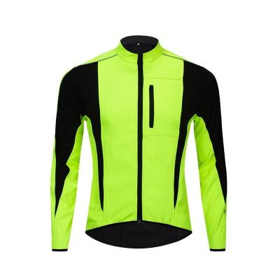 China Custom Team Name Long Sleeve Warm Windproof Cycling Zip Jacket for Men and Women for sale