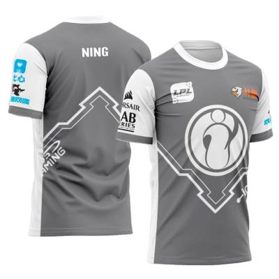 China Sportswear Custom Wicking Breathable Teamwear E-sports Printed Logo T-shirts for Esports for sale