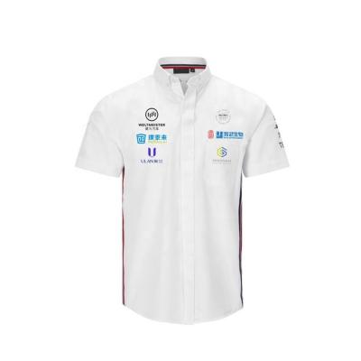 Cina Logo personalizzato Camicie da corsa e sport motoristici per uomini manica corta Logo personalizzato casual in vendita