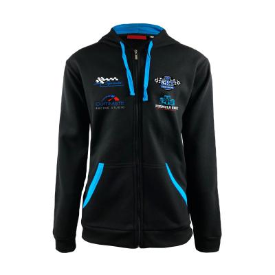 China Adults Custom Logo Design Racing Jacket Heat Transfer Breathable Sports Wear 100% Polyester Warm Clothes for sale