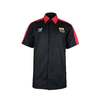 China Camisa de polo casual masculina de poliéster Design de logotipo personalizado para esportes de equipe e desempenho à venda