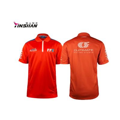 China Customized Logo Square Collar Polyester Gaming Polo Esports Jersey Teamwear Polo Shirt for sale