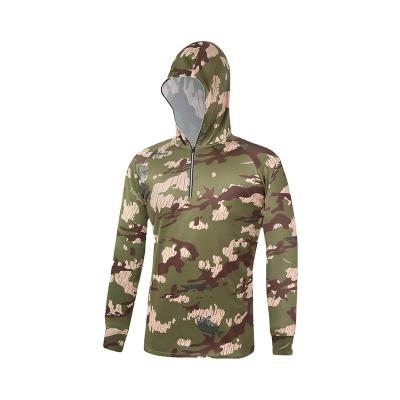 China Herbstsaison Custom Outdoor Camo Casual Männer Fischeranzug 100% Baumwolle Sportbekleidung zu verkaufen