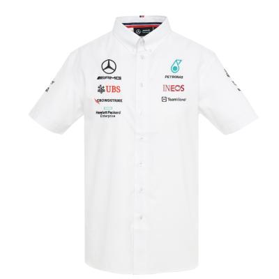 China Impressão personalizada camisa de corrida S-XL F1 com logotipo bordado e tecido respirável à venda