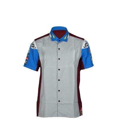 China Custom T Shirt for Men Comfortable Sports Polo Shirt for Riding Cotton Racing Pit Crew for sale