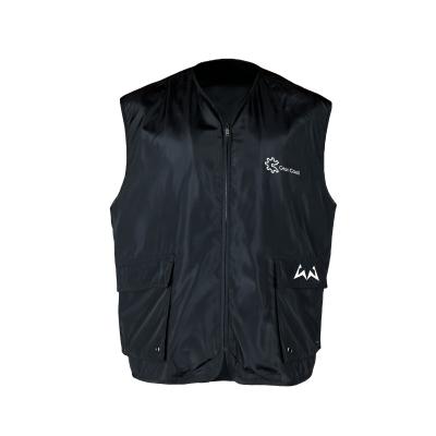 China Custom Printing Logo 100% Polyester F1 Outdoor Sports Vest Coat for Outdoor Activities for sale