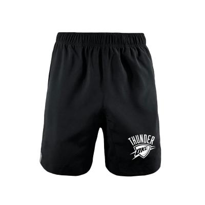 China Loose And Breathable Custom Team Number Design Black Basketball Shorts For Men Black for sale