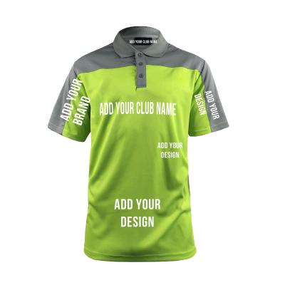 China Impresión personalizada de poliéster Sublimación camiseta de polo masculina para la F1 Jersey ropa deportiva en venta