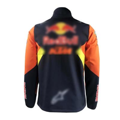 China Custom Logo Print 100% Polyester Motorcycle and F1 Racing Jacket for Automated Cutting for sale