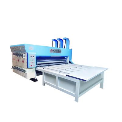 China Building Material Stores Carton Printing Machine Chain Ink Printing Slot Machine Semi-automatic Ink Printing Machine for sale