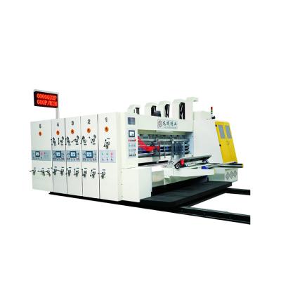 China Building Material Shops Ink Printing Machine Automatic High-speed Ink Printing Slotting Machine Automatic Cardboard Die-Cutting Production Line for sale