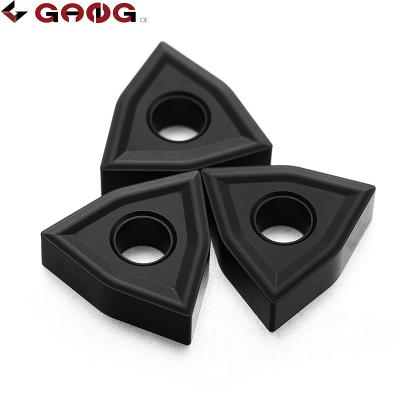 China Hign Wear Resistance Hebei Gangde Welded Carbide Inserts Wnmg CNC Turning Inserts With Yellow Black Color for sale