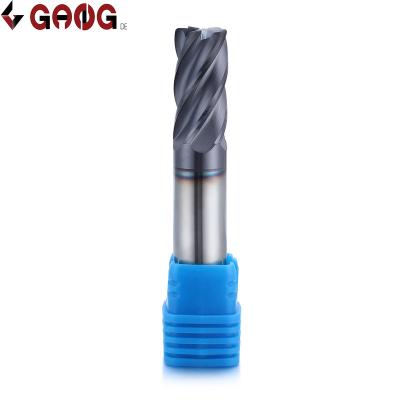 China CNC Process Hebei Gangde CNC Milling Tools Tungsten Carbide Metal Cutters Hard Shank Type Module End Mill For Alloy Steel for sale