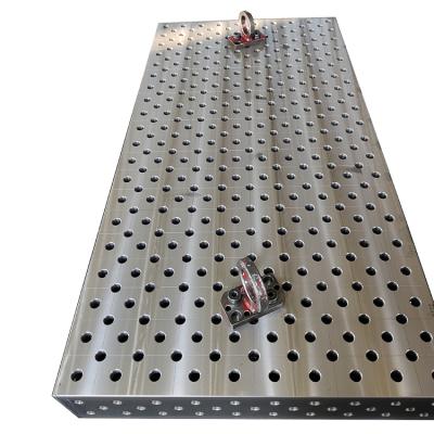 China Machinery Repair Shops High Flexibility Cast Iron 3D Table Welding Three Dimensional Flexible Platform for sale