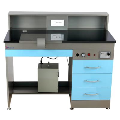 China Dental Lab Lab Equipment Dental Technician Used Dental Cabinet With Artificial Marble Table Three Drawers for sale