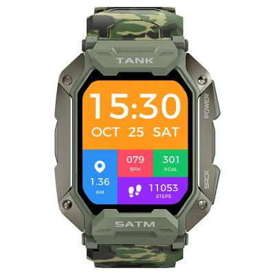 China Waterproof Sports Smart Watch Rate Blood Oxygen Sleep Monitor 5ATM Touch Screen Rugged Heart Smartwatch RESERVOIR M1 for sale