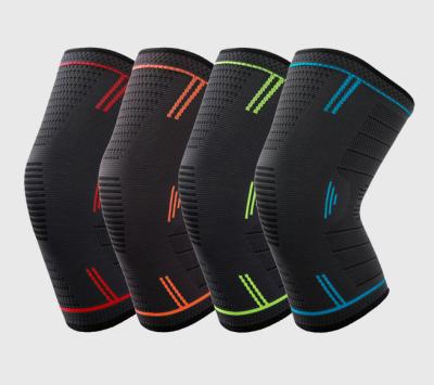 China Nylon & Cotton Knit Knee Brace Sleeve For Sports for sale