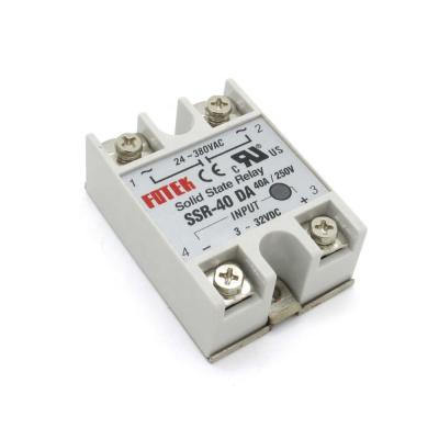 China SSR-40DA Single Phase SSR-40 Solid State Relay DA for sale