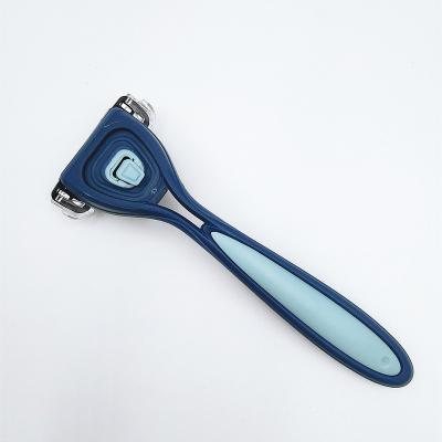 China Six Blade OEM Shaving Painless 6 Blade Razor Portable Good Quality Replace Razor For Man for sale