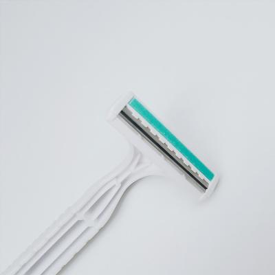 China Wholesale Twin Shaving 2 Blades Razor Home Travel Home Hotel Disposable Blade Razor for sale