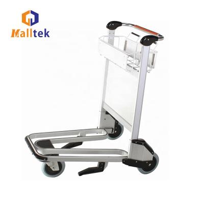 China Intermational Airport Aluminum Alloy Airport Luggage Trolley With Brake for sale