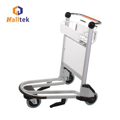 China Aluminum Alloy Airport Luggage Baggage Trolley Cart For Airport for sale