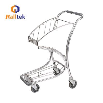 China Cheaper Price Airport Shopping Trolley For Intermational Airport Store With Basket for sale