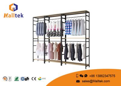 China Customized Clothing Garment Rack Commercial Grade Retail Store Garment Racks for sale