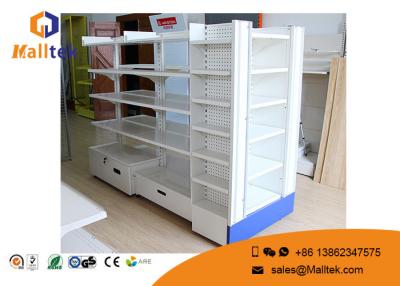 China High Strength Supermarket Gondola Shelving Warehouse Storage Shelves for sale